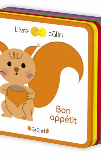 Bon appétit – Livre tout carton avec de la feutrine à toucher